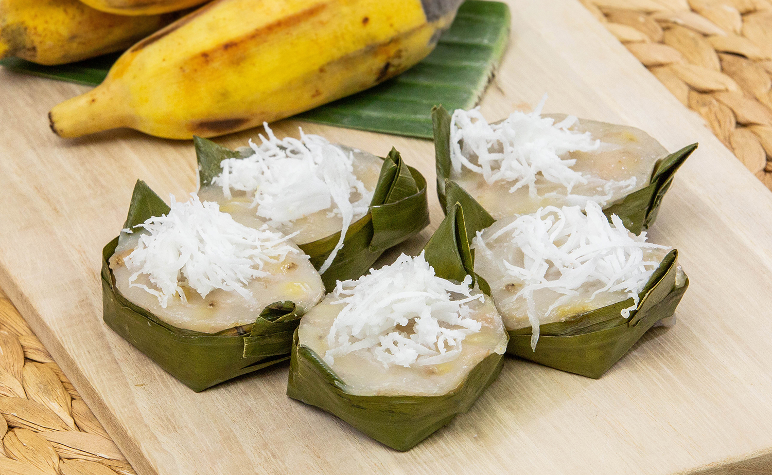 Steamed Banana Cake (ขนมกล้วย)