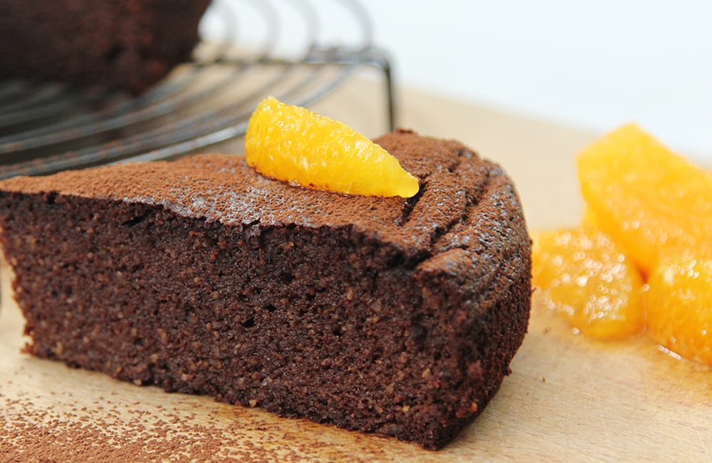 ChocolateAlmondOrange Cake (เค้กส้มช็อกโกแลตอัลมอนด์)
