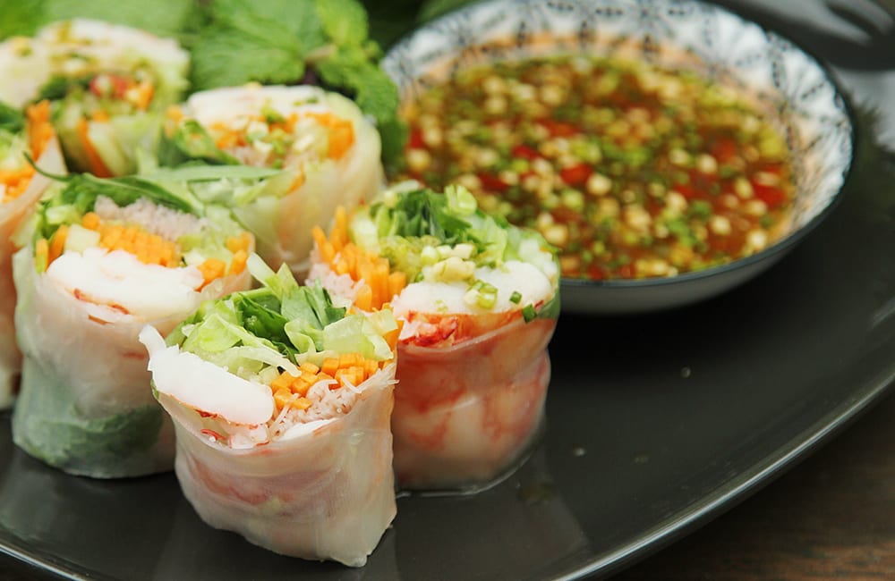 Vietnamese Spring Rolls (เปาะเปี๊ยะสดเวียดนาม)