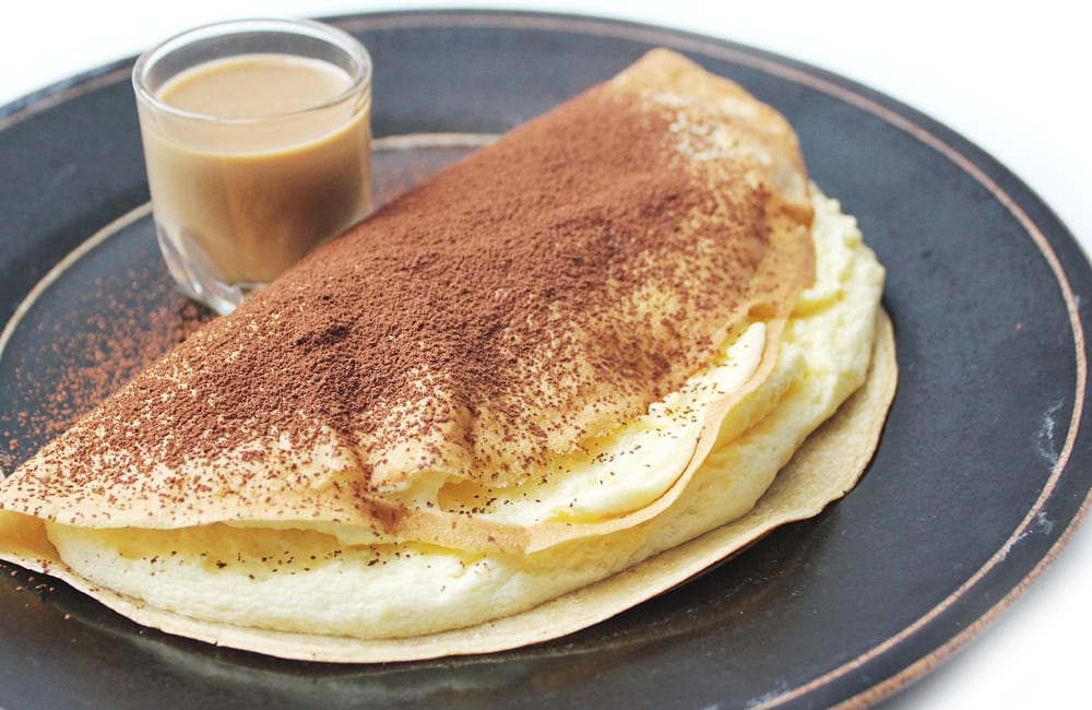 Tiramisu Crepe Souffle (เครปซูเฟล่ทีรามิสุ)
