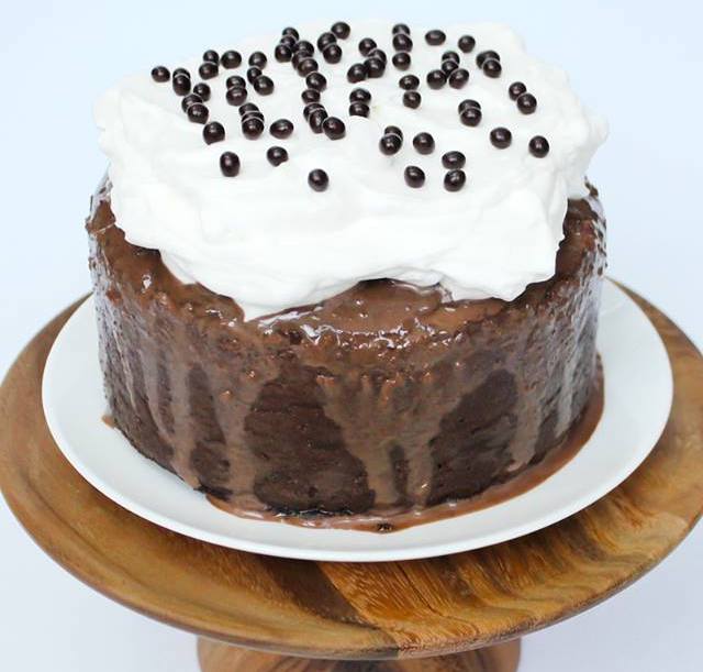 Chocolate Three Milk Cake (ช็อกโกแลตเค้กสามนม)