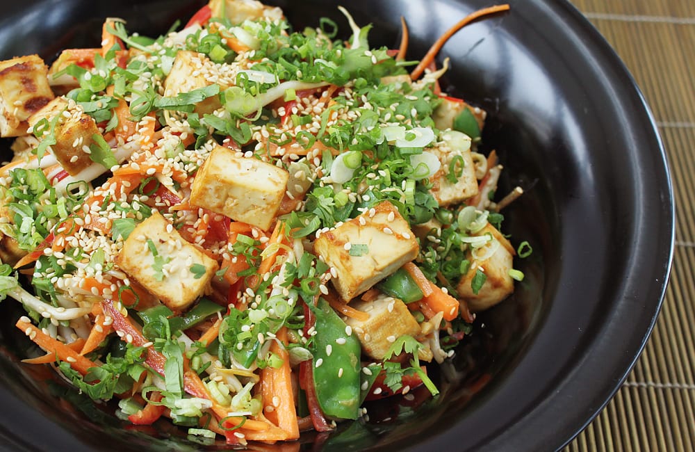 Asian Tofu Salad (สลัดเต้าหู้ญี่ปุ่น)