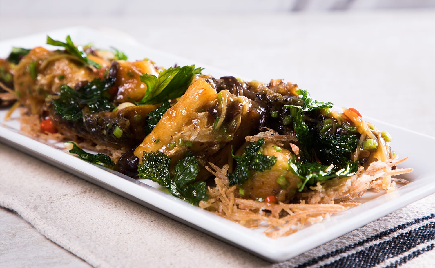 StirFried Sea Bass with Chinese Celery (ปลาผัดขึ้นฉ่าย)