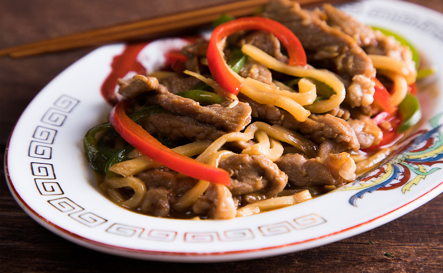 Japanese Pepper Steak (เนื้อสันผัดพริกหวาน)
