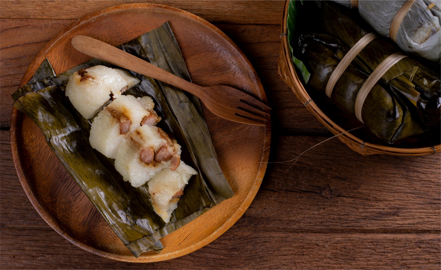 Salted Pork Khao Tom Mud (ข้าวต้มมัดหมูเค็ม)