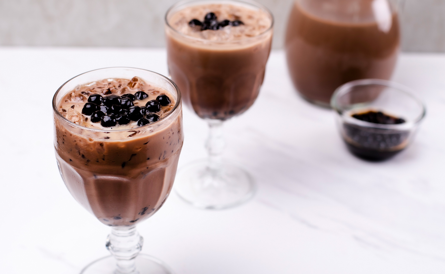 Taiwanese Chocolate Milk Bubble Tea (ชานมช็อกโกแลตไข่มุก)