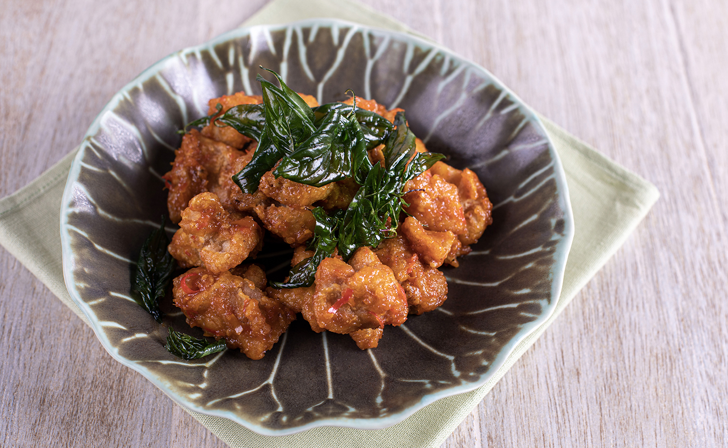 Spicy Sweet & Sour Chicken (ไก่เปรี้ยวหวานสไปซี่)