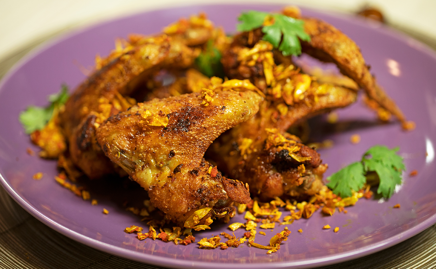 Turmeric Chicken Wings (ปีกไก่ทอดขมิ้น)