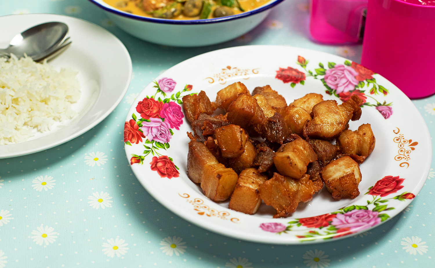 Fried Salted Pork (หมูเค็ม)