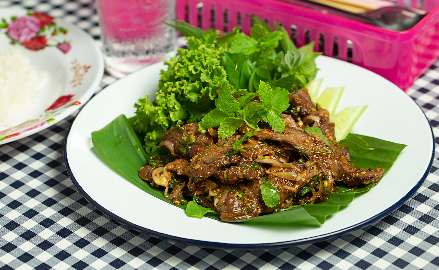 Spicy Grilled Beef Salad (น้ำตกเนื้อ)