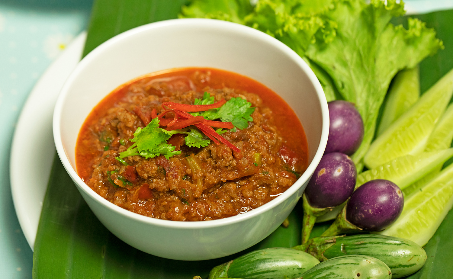 Thai Northern Style Minced Beef and Chillies Relish (น้ำพริกอ่องเนื้อ)
