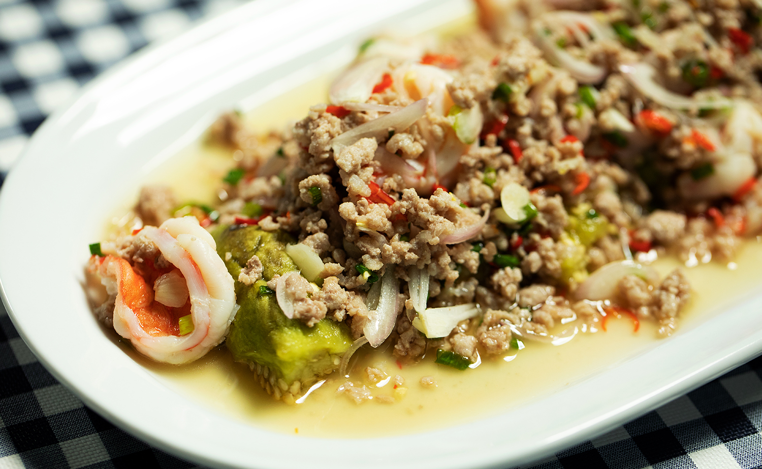 Charred Eggplant Spicy Salad (ยำมะเขือเผา)