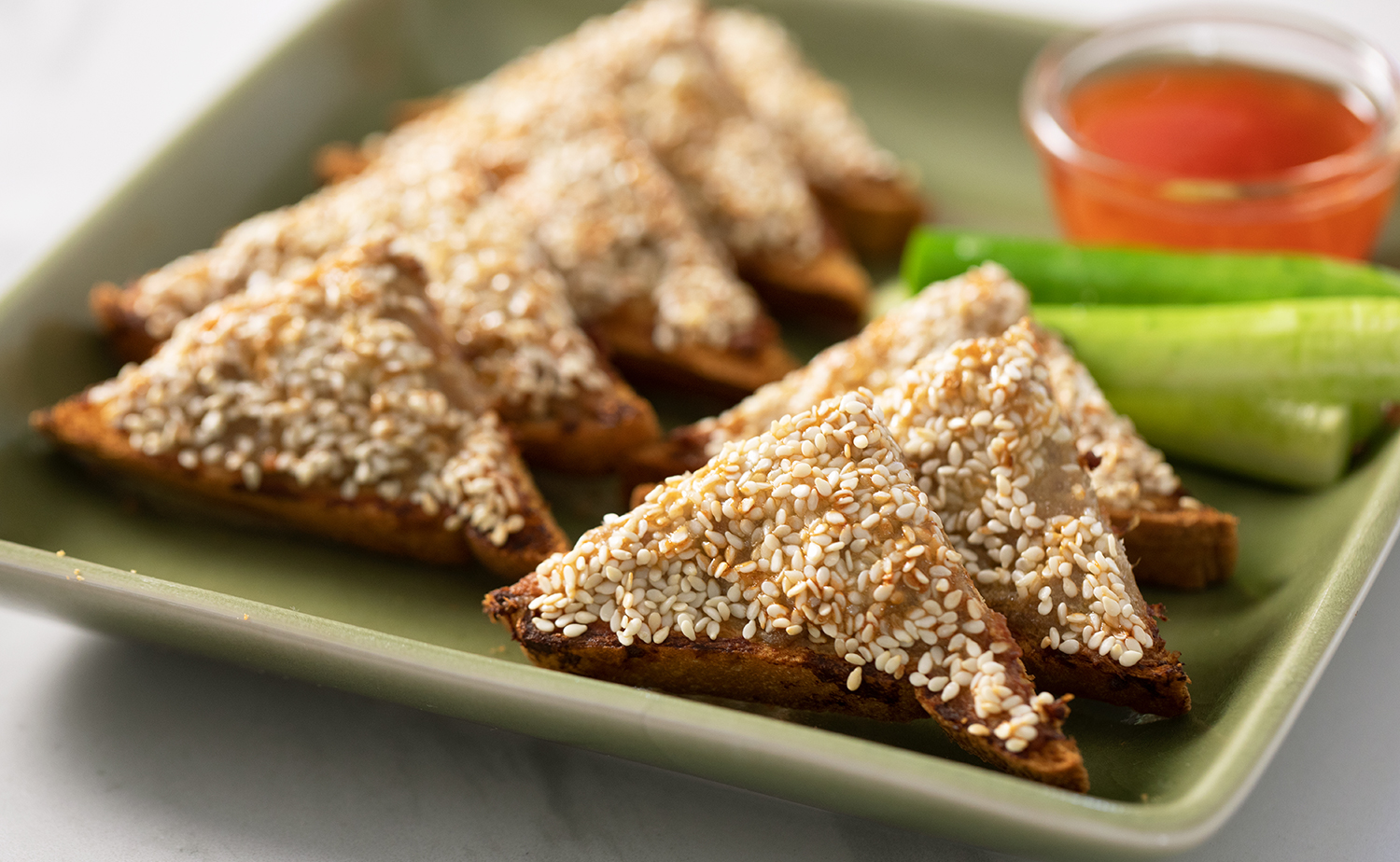AirFryer Sesame Pork Toast (ขนมปังหน้าหมูหม้อทอดลมร้อน)