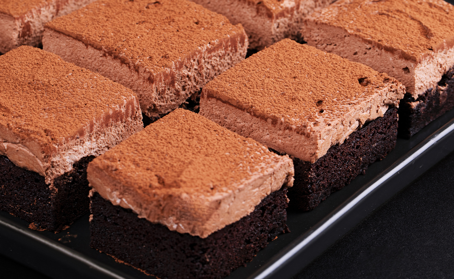 Chocolate Mousse Brownies (ช็อกโกแลตมูสบราวนี)