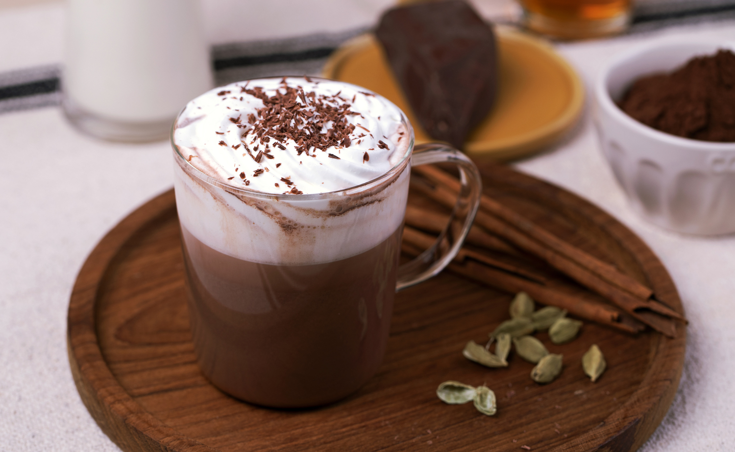 Hot Cinnamon Chocolate (ช็อกโกแลตซินนามอนร้อน)
