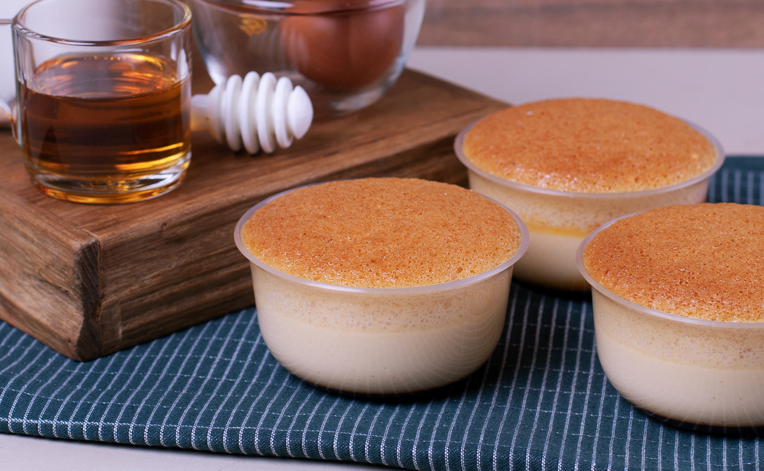 Castella Custard Cake (คัสเตลลาคัสตาร์ดเค้ก)