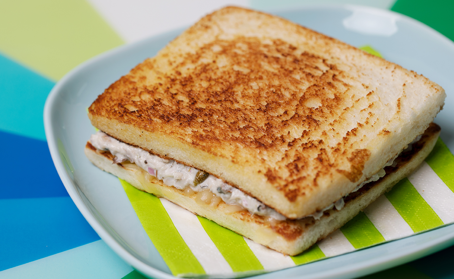 Mackerel Melt Sandwich (ปลาทูเมลท์แซนด์วิช)