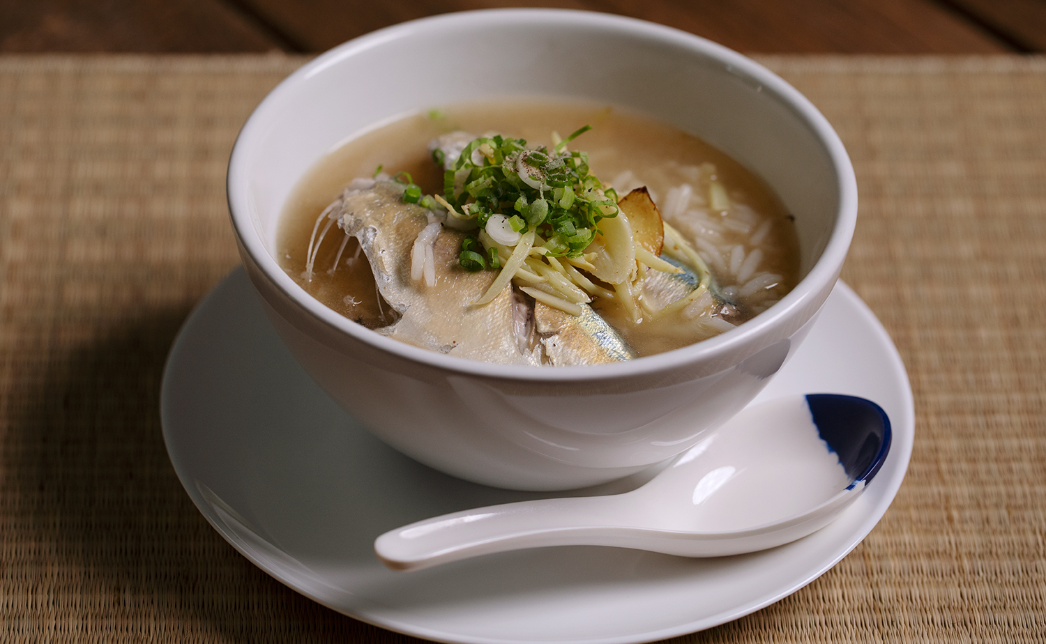 Mackerel Porridge (ข้าวต้มปลาทู)