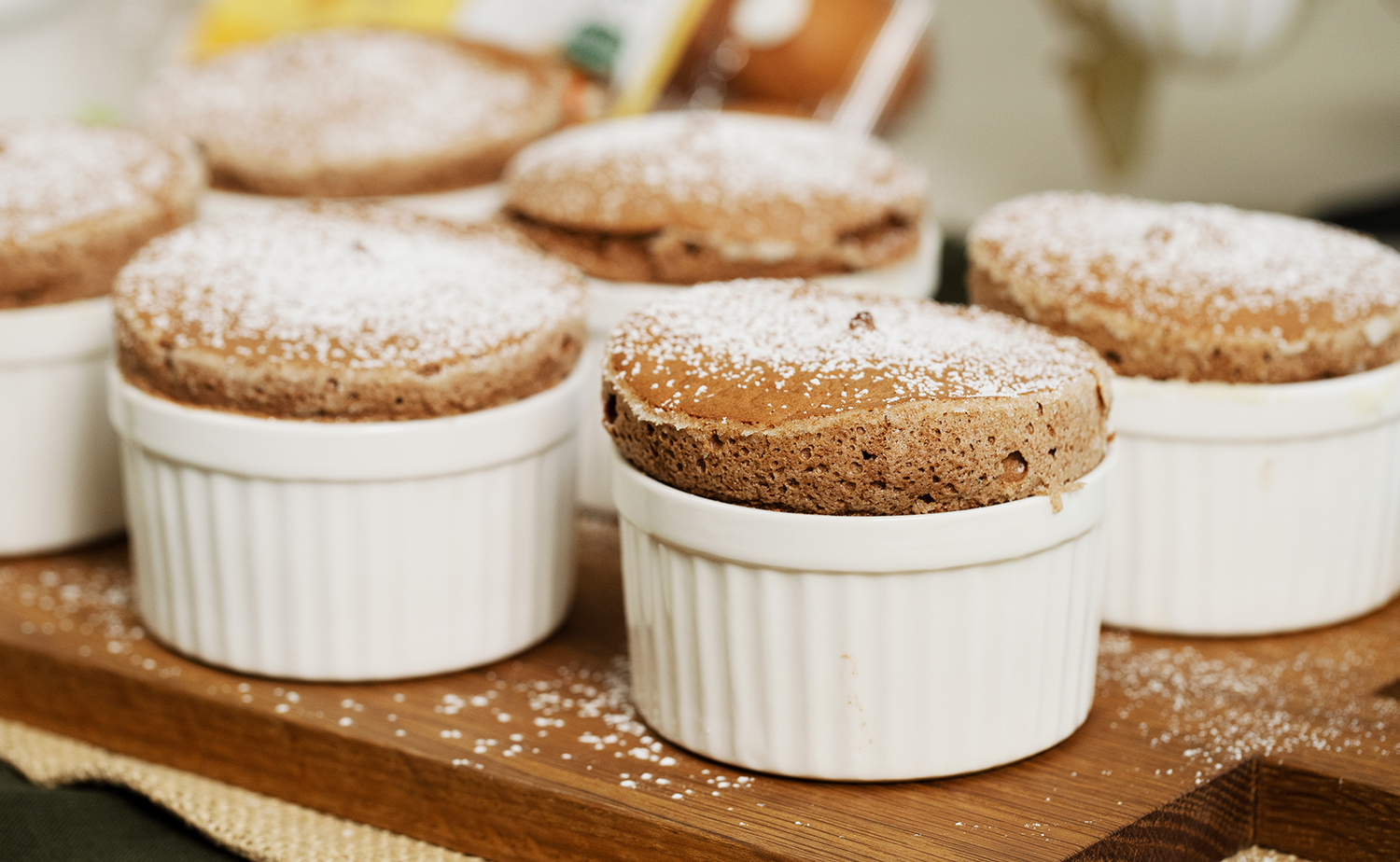 Dark Chocolate Souffles (ซูเฟลดาร์กช็อกโกแลต)