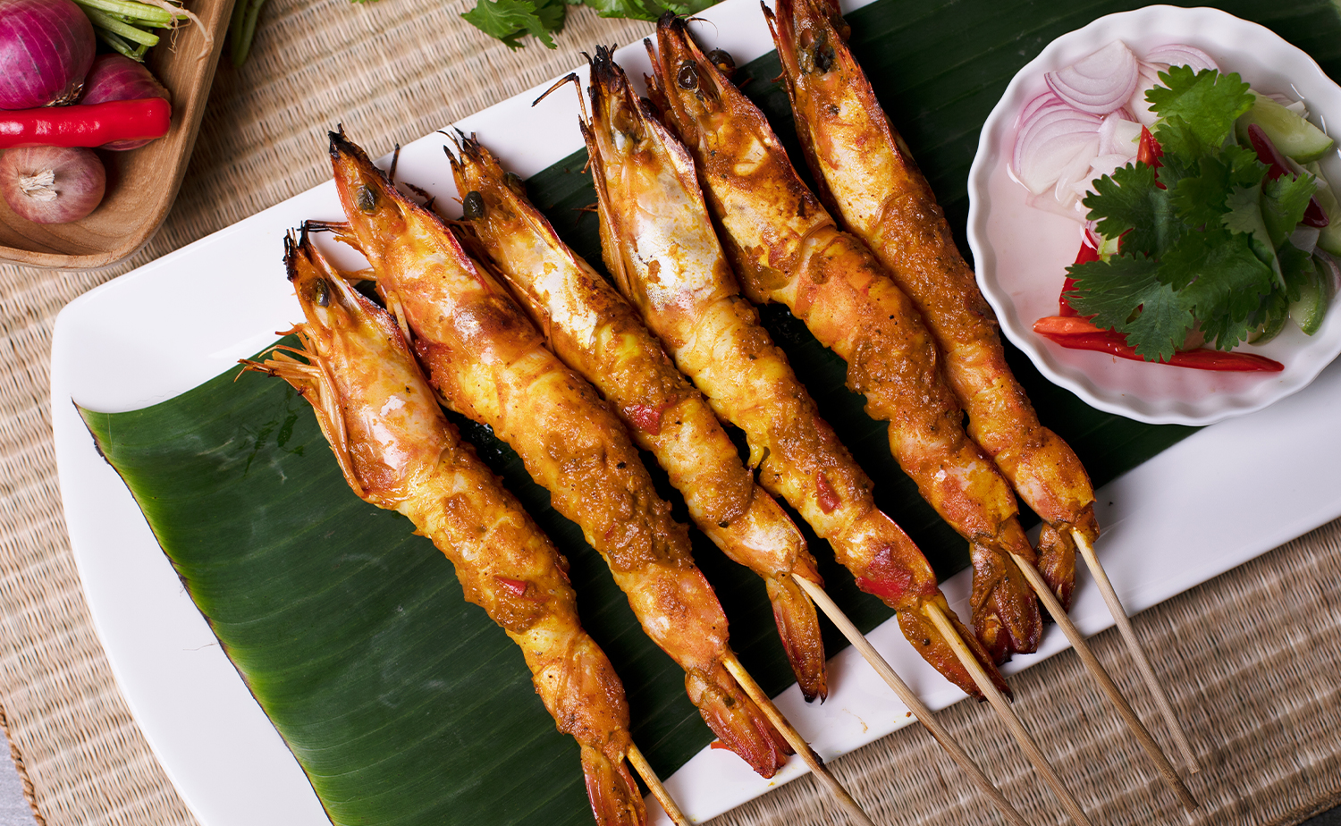 Spicy Barbeque Prawn (กุ้งย่างสไปซีบาร์บีคิว)
