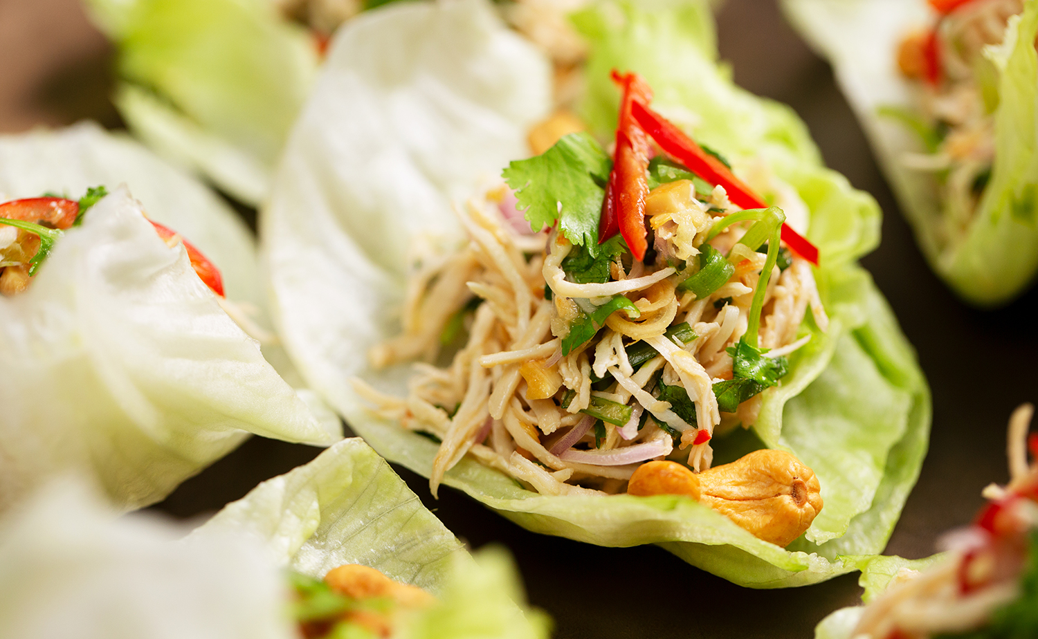 Pulled Chicken Spicy Salad (ยำไก่ฉีก)