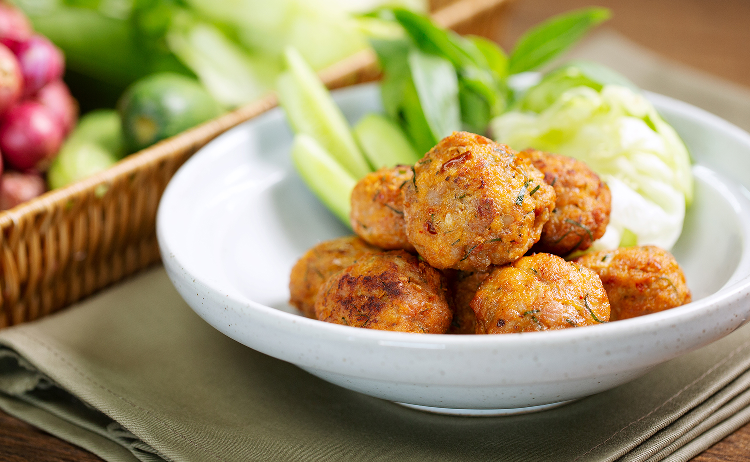 Thai Pork Cakes (ทอดมันหมู)