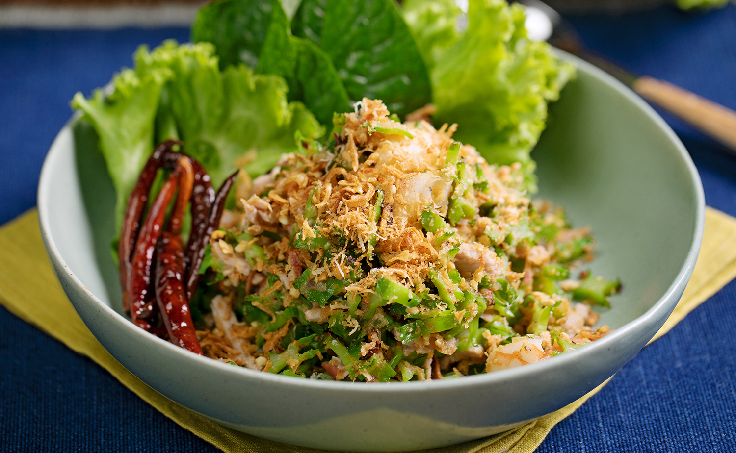 Winged Bean Salad (ยำถั่วพู)