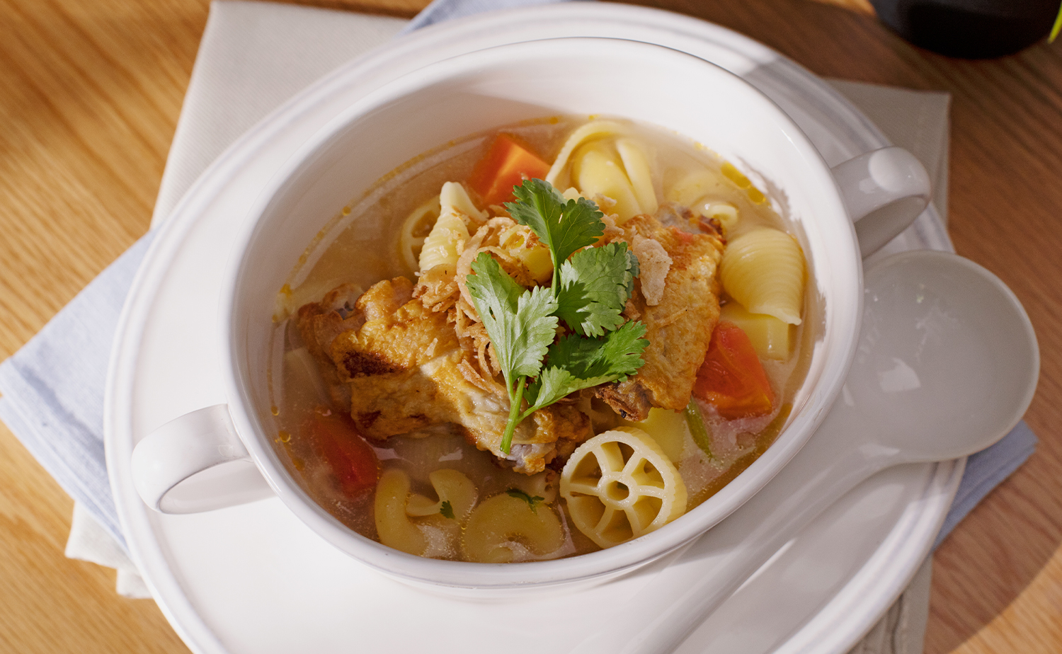 Toddler Pasta Soup (ซุปพาสต้าคุณหนู)