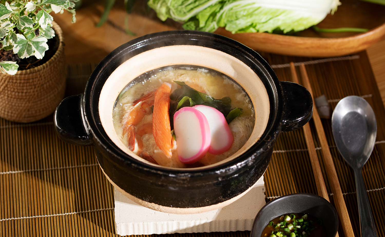 Sukiyaki Streamed Egg (ไข่ตุ๋นซุปสุกี้)
