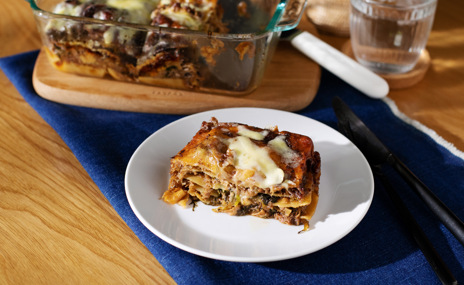 Stewed Pork Knuckle Lasagna (ลาซานญ่าขาหมู)