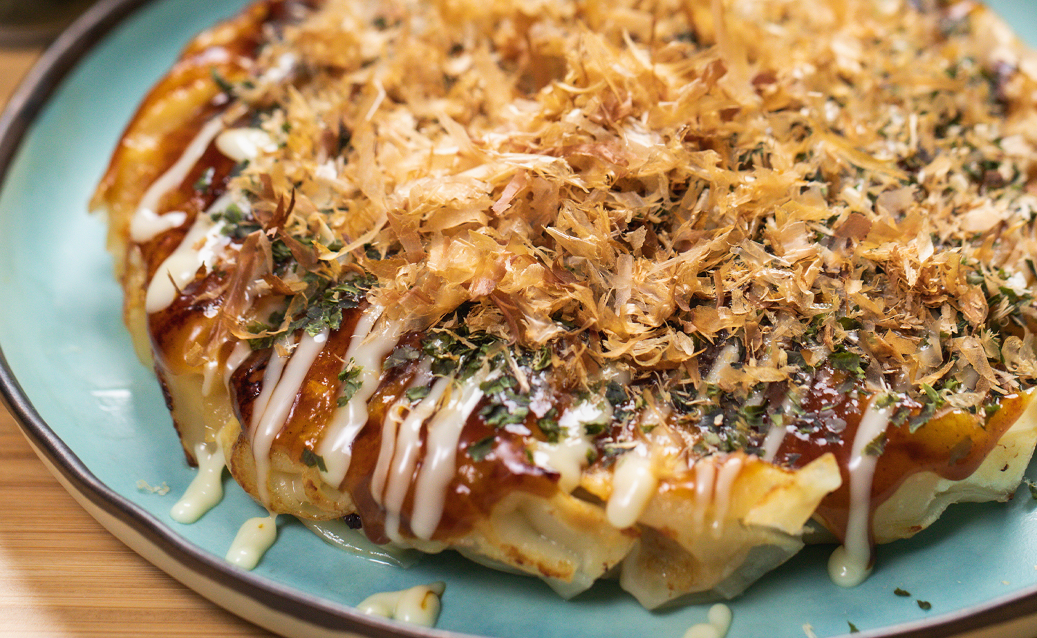 Okonomiyaki Styles Gyoza (เกี๊ยวซ่าโอโคโนมิยากิ)