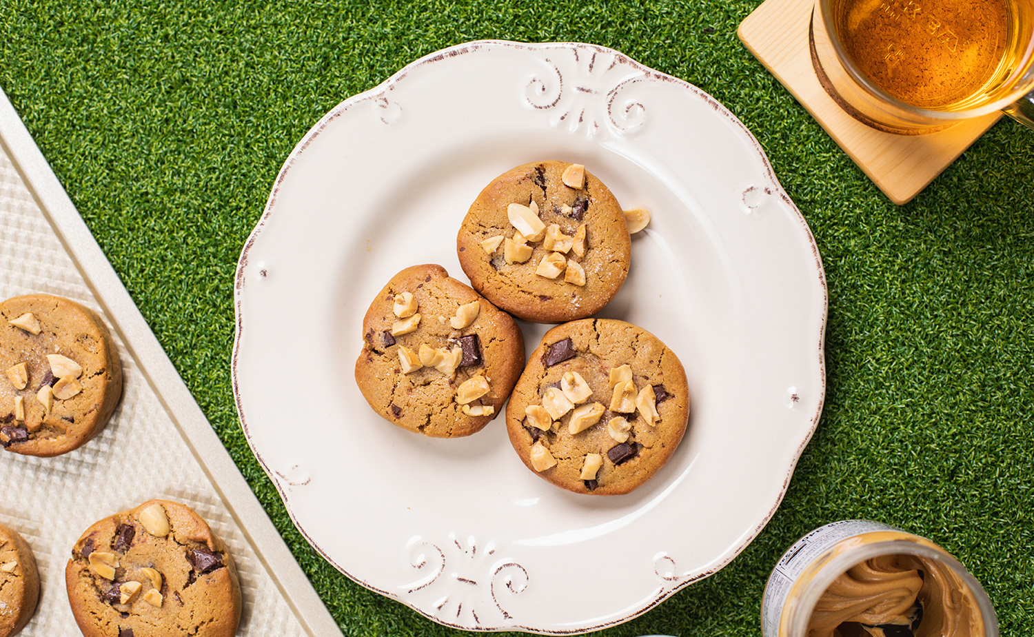 Salted Peanut & Chocolate Cookies (คุกกี้ช็อกโกแลตพีนัท)