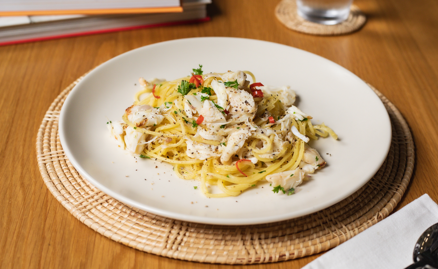 Crab & Chilli Spaghetti (สปาเก็ตตี้พริกปู)