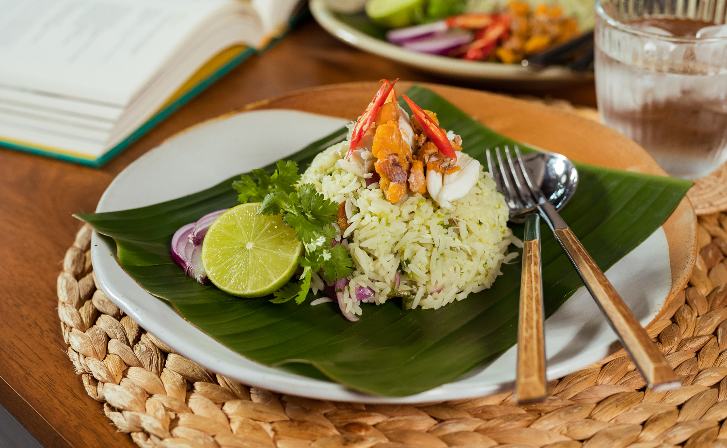 Steamed Crab Rice (ข้าวขยำปู)