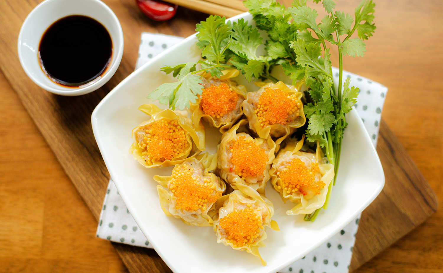Prawn Shumai (ขนมจีบกุ้งฮ่องกง)