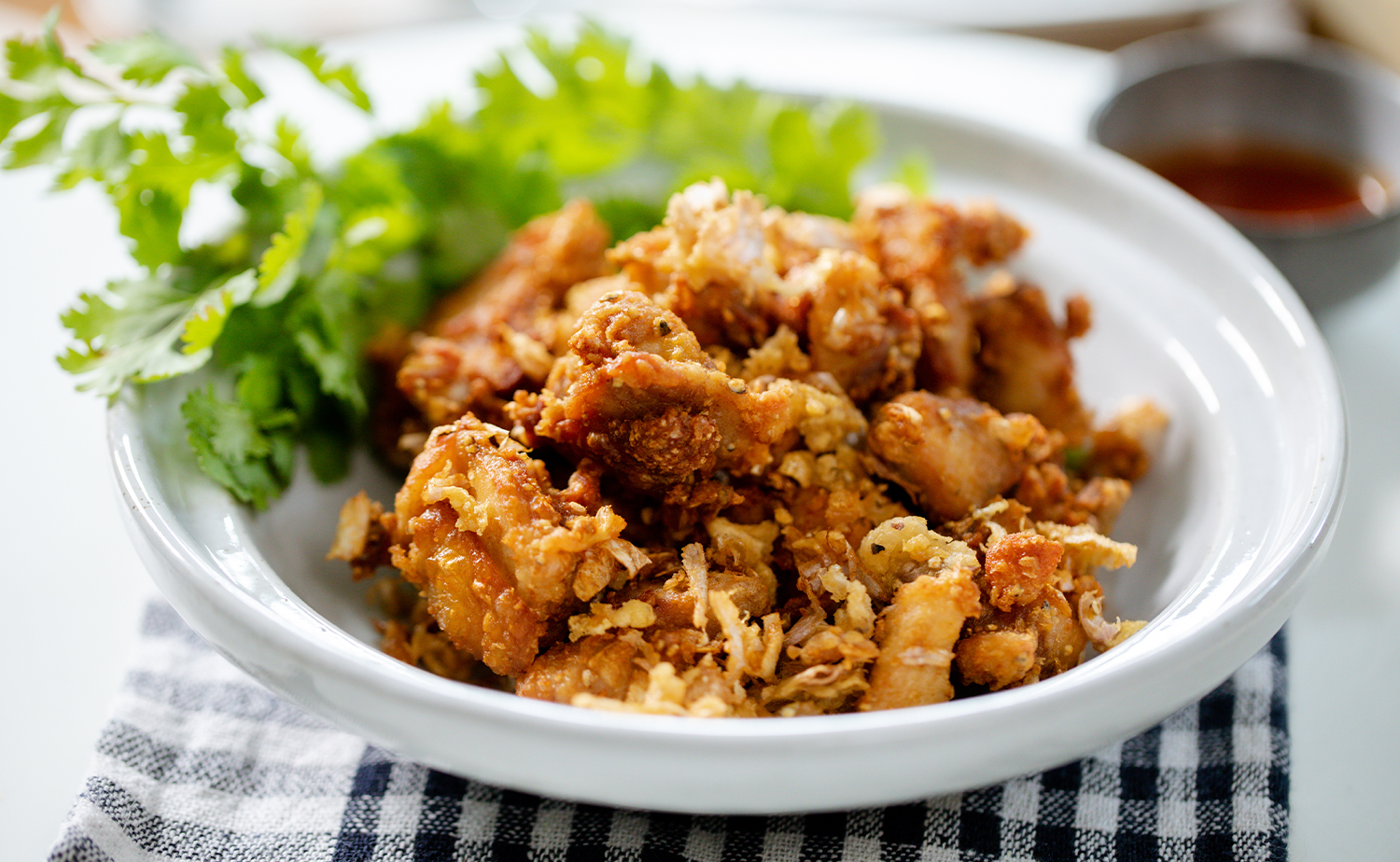 Thai Mirepoix Fried Chicken (ไก่ทอดสามเกลอ)