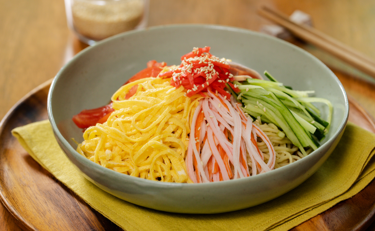 Hiyashi Chuka (บะหมี่เย็นทรงเครื่อง)
