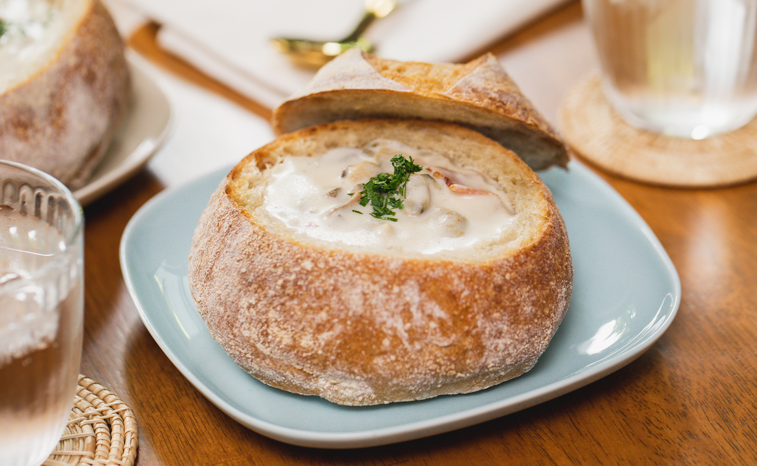 Tom Kha Clam Chowder (ซุปครีมต้มข่าหอยลาย)