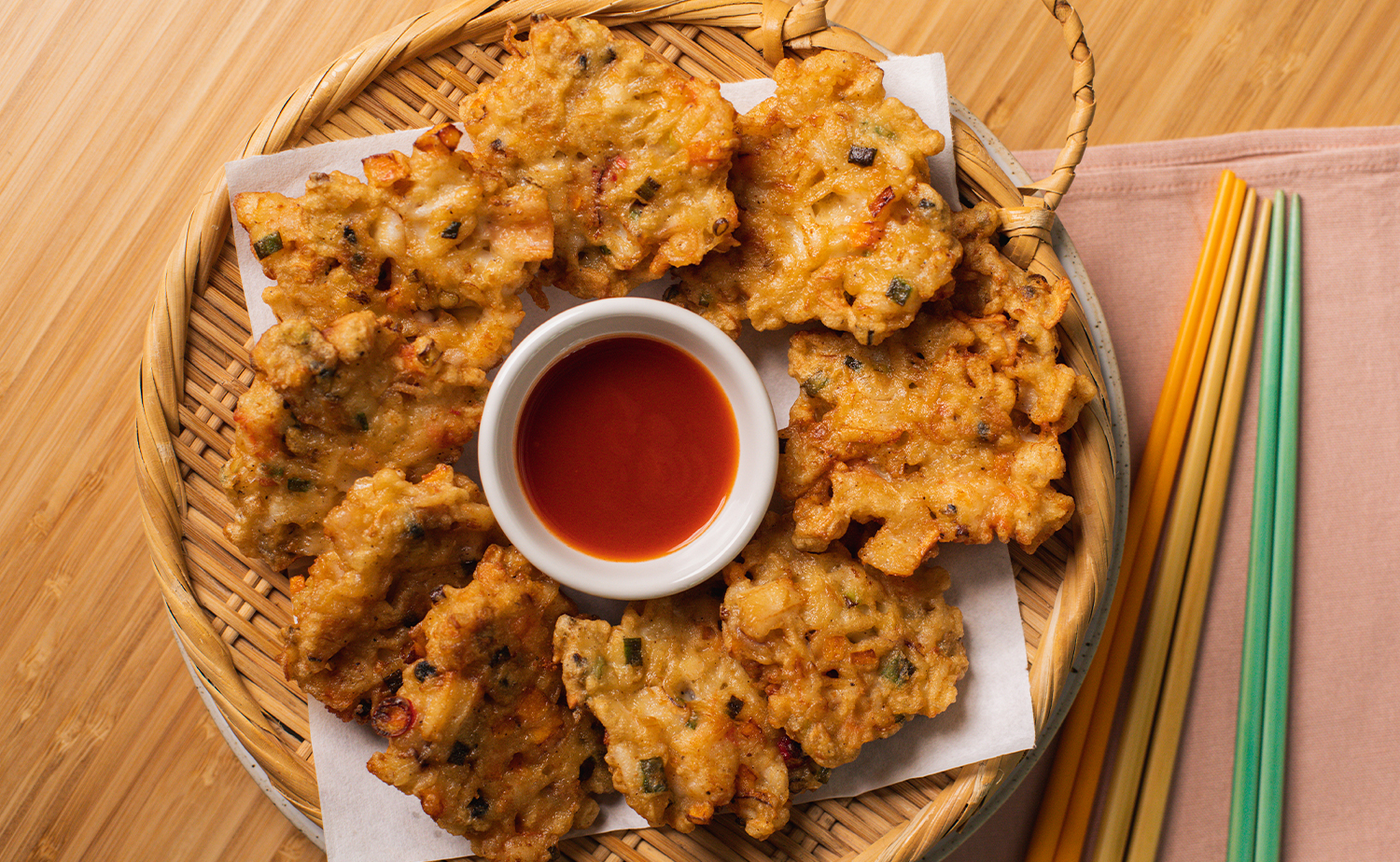 Seafood Fritters (ทะเลทอด)