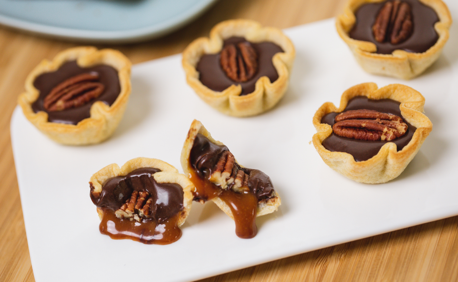 Chocolate & Caramel Bread Tartlet (ปังทาร์ตช็อกโกแลตคาราเมล)