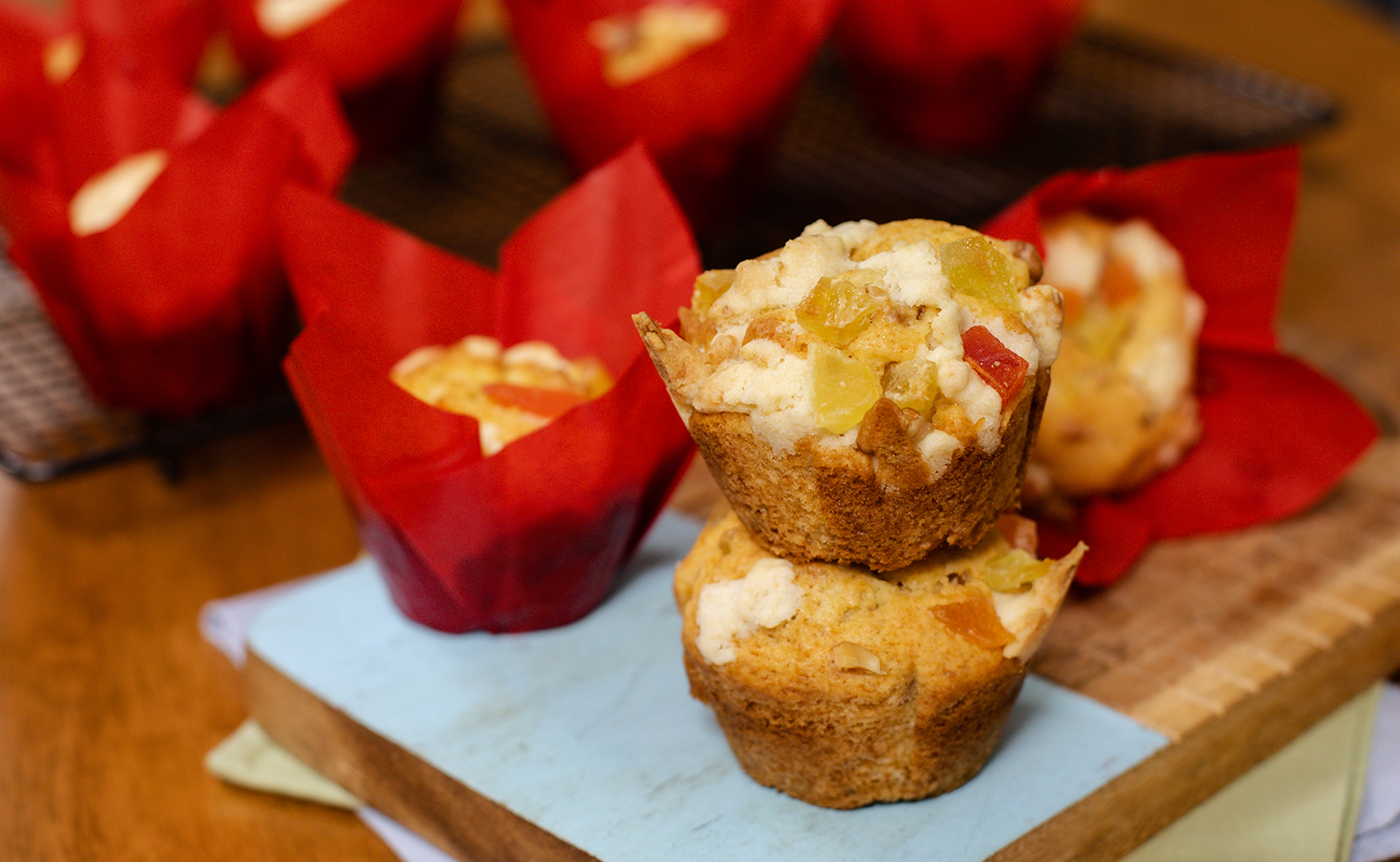 Tropical Fruit Muffins (ทรอปิคัลฟรุตมัฟฟิน)