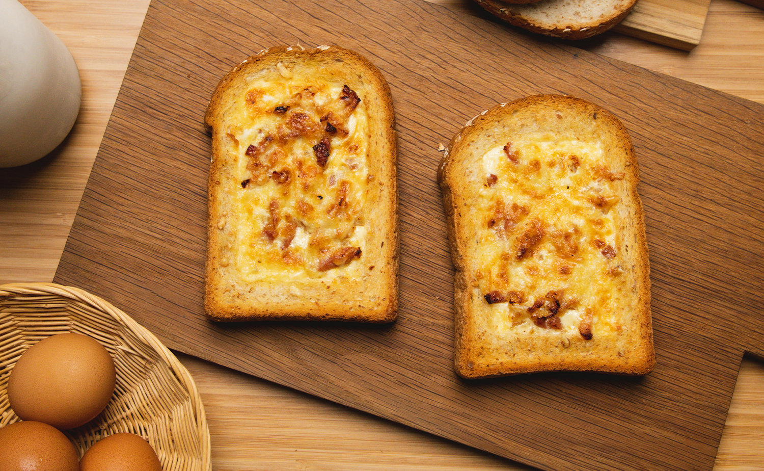 Quiche Lorraine Toast (คีชลอเรนโทสต์)