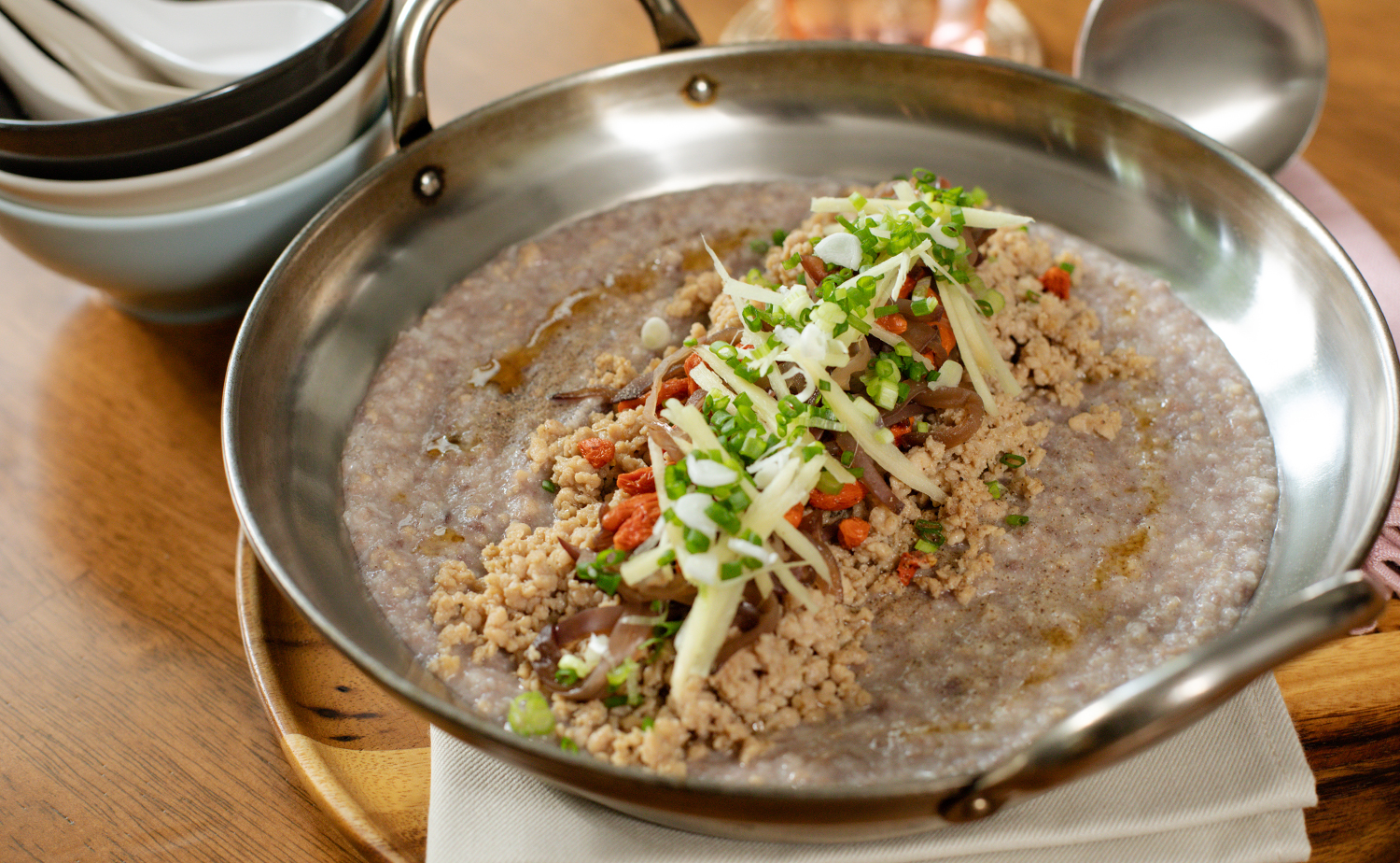 Miso Pork Porridge (โจ๊กหมูมิโซ)