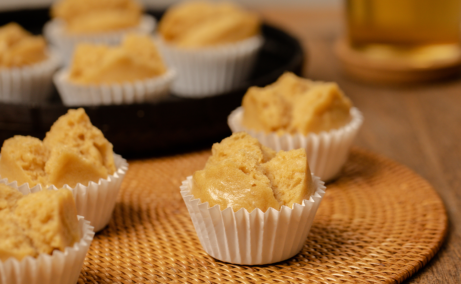 Steamed Palm Sugar Muffin (ถ้วยฟูน้ำตาลปี๊บ)