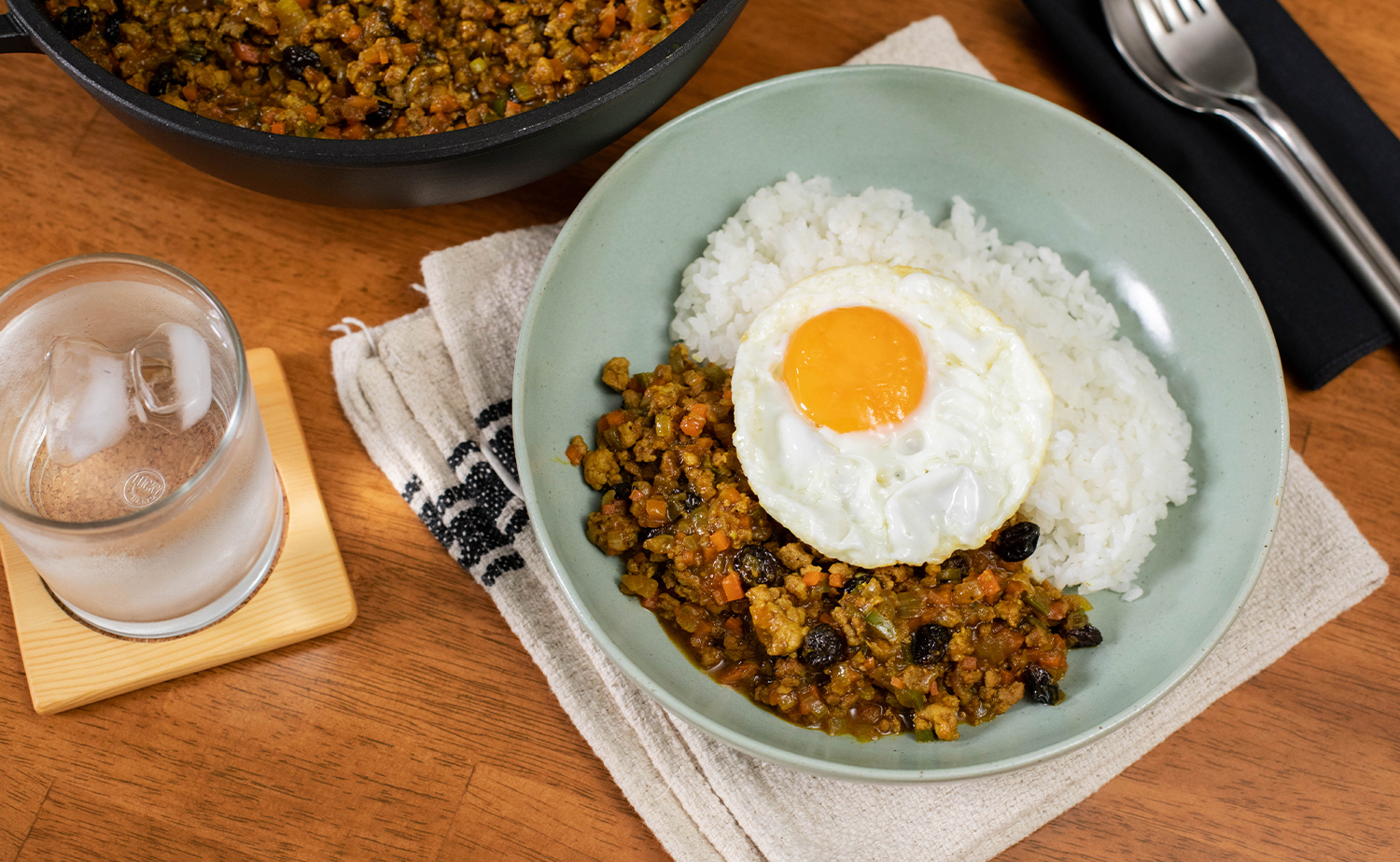 Japanese Dry Curry (ข้าวหน้าผัดแกงกะหรี่)