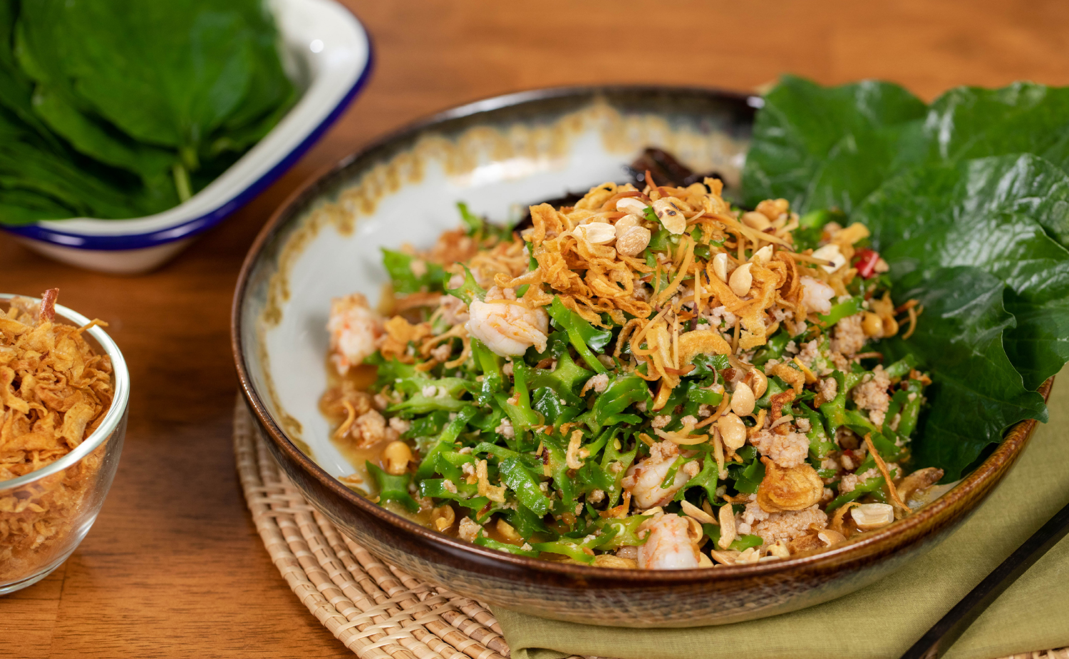 Prawn & Winged Bean Salad (ยำถั่วพูกุ้งสด)