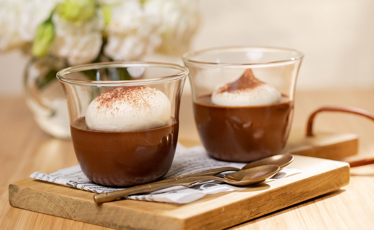 Mocha Pots de Crème (มอคค่าคัสตาร์ดครีม)