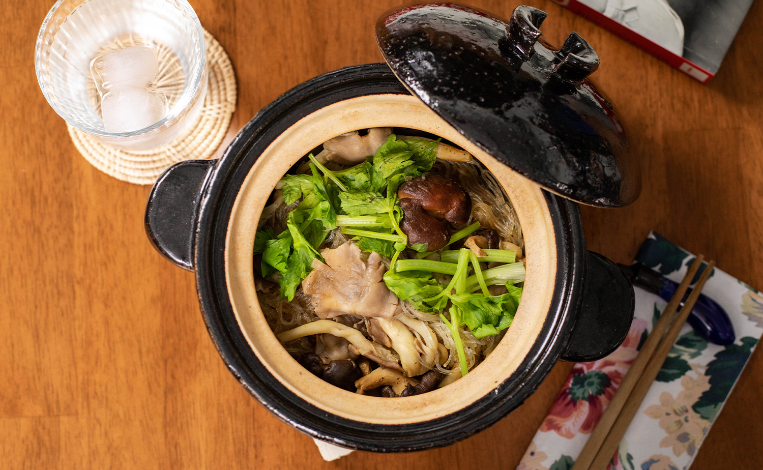 Baked Mushroom with Glass Noodles (เห็ดอบวุ้นเส้นเจ)