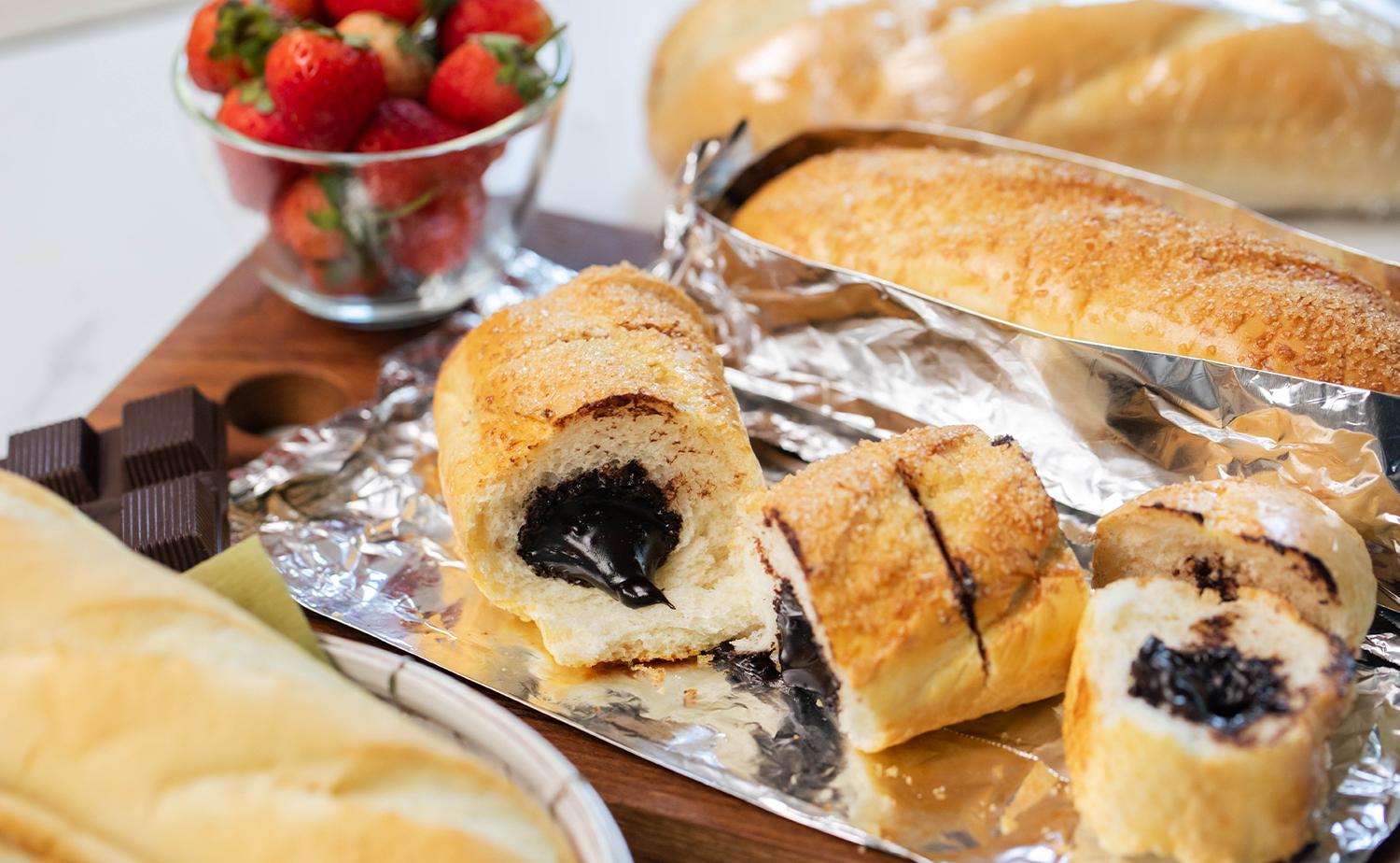 Chocolate Lava Baguette (บาแก็ตช็อกโกแลต)