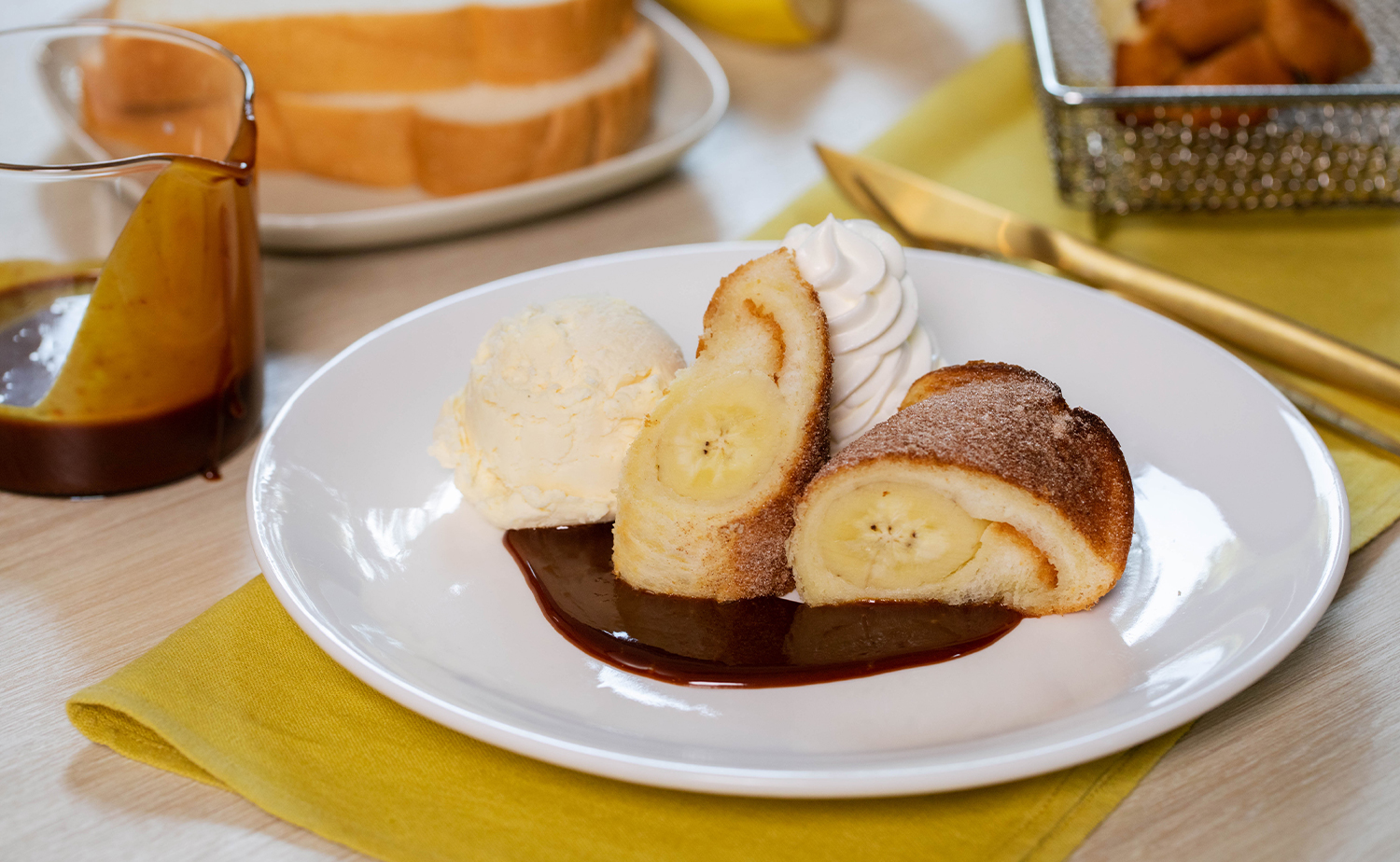 Banana Fostor Toast (บานาน่าฟอสเตอร์โทสต์)